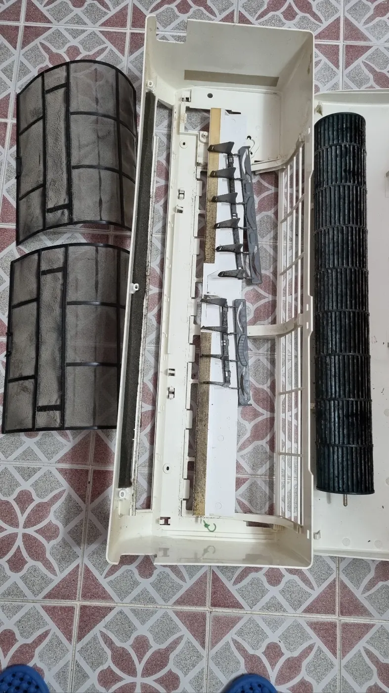 열교환기 상태 — 장흥군 에어컨청소 현장