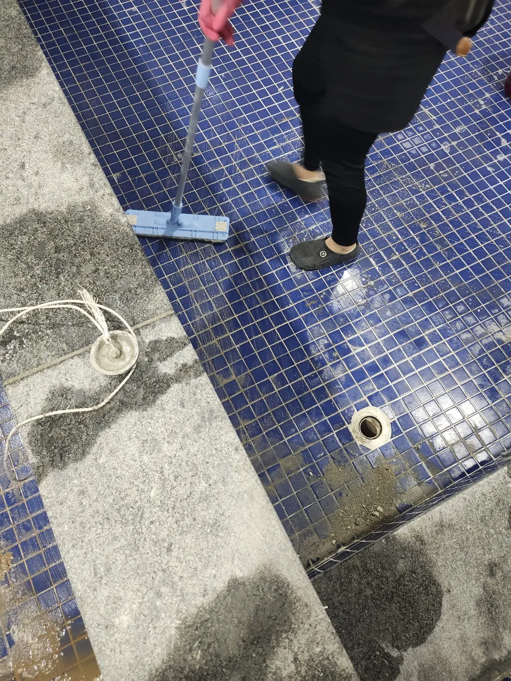 줄눈 복원 — 영광군 목욕탕청소 현장