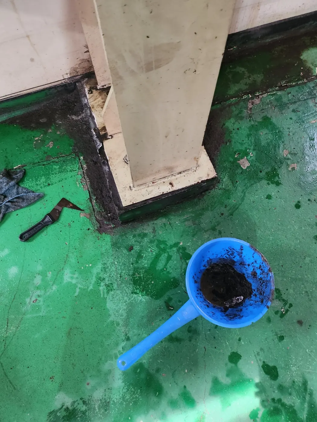 세정 진행 — 해남군 공장청소 현장